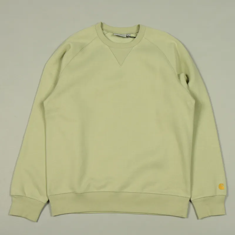 Carhartt WIP Chase Sweat - Agave/Gold